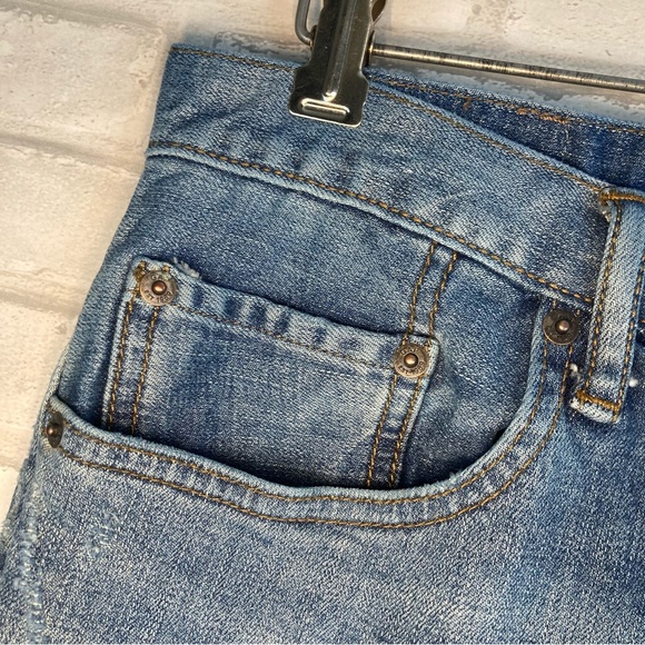 Gap 1969 Mens Slim Denim Jeans Raw Hem with Washwell Size 32X32 - Picture 4 of 16